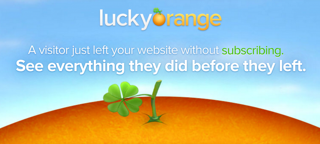 luckyorange- website heatmap tool