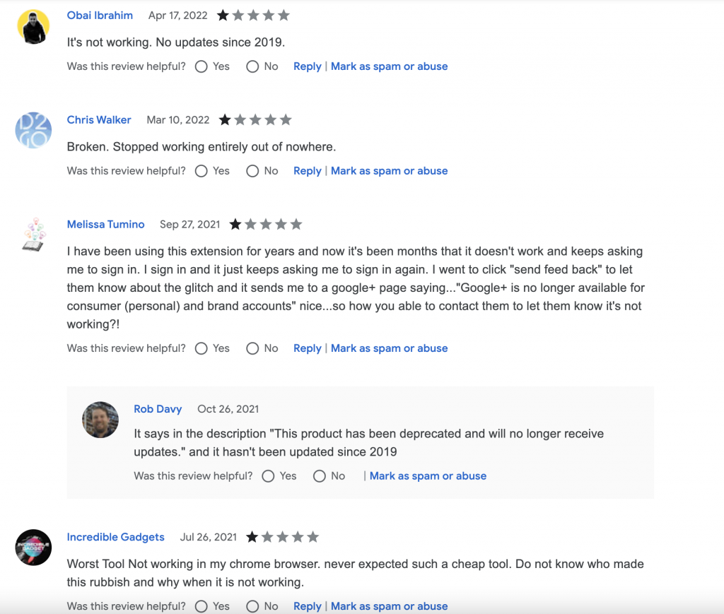Google Analytics Heatmap bad reviews
